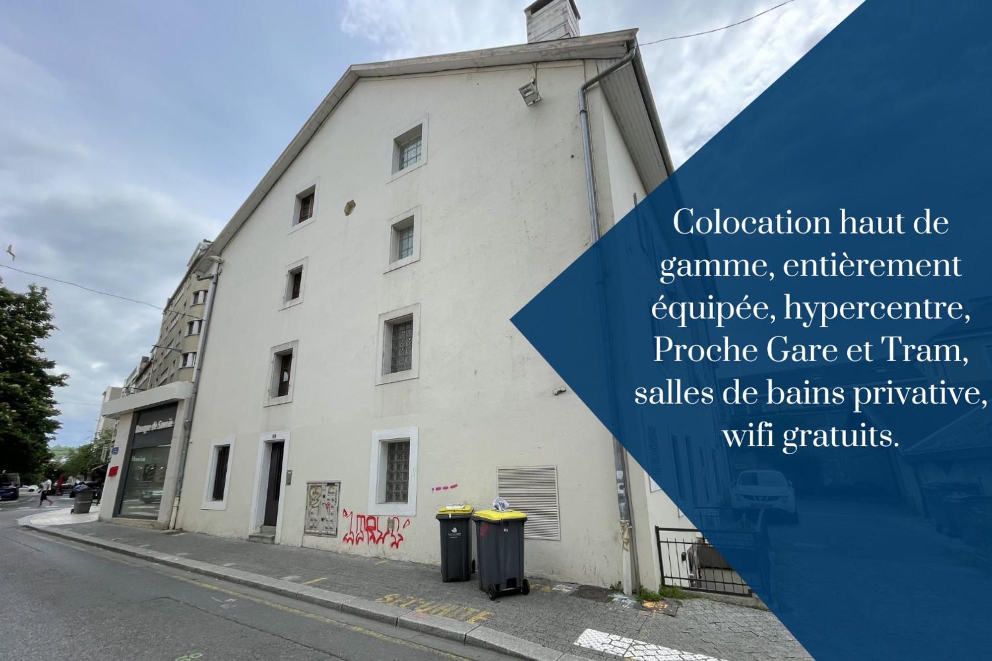 La Coloc Choco - Belle Colocation En Hypercentre / 5 Chambres Privees / Salle De Bains Privative / Proche Gare Et Tram / Wifi Et Netflix Annemasse Exterior photo